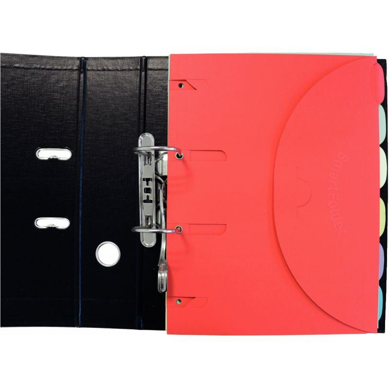 Paquet de 6 chemises SMARTFOLDER pour classeur en carte