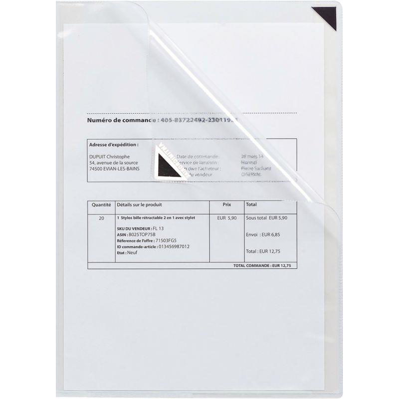 Sachet de 5 pochettes KANG antimicrobiennes format A4