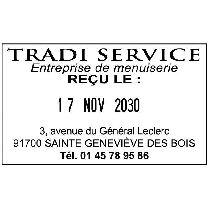 Dateur à encrage automatique Professional 5460, texte jusqu'à 6 lignes à personnaliser, plaque format 56 x 33 mm