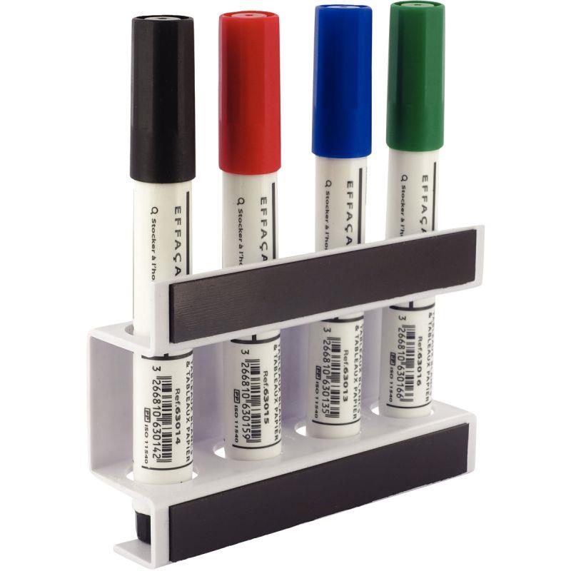 Porte-marqueurs magnétique pour tableaux blancs