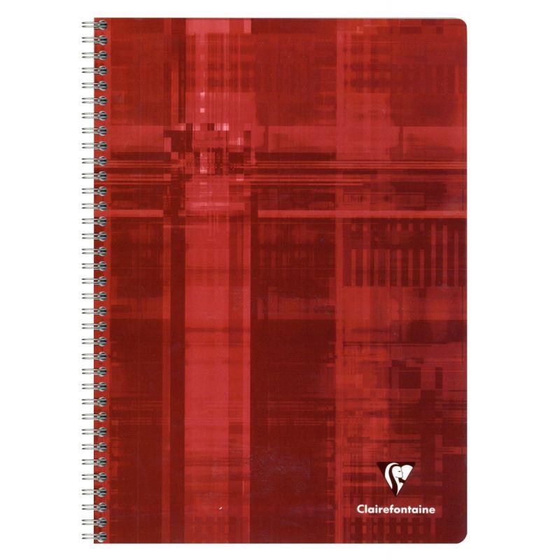 Reliure intégrale 100 pages CLAIREFONTAINE, format 17x22 cm, seyès, papier 90g
