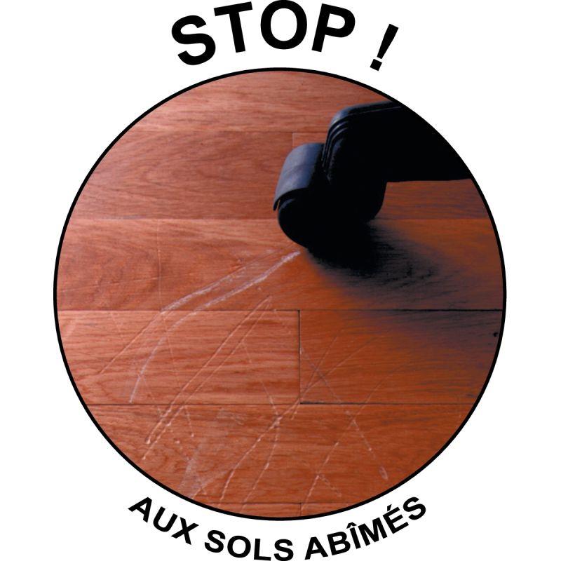 Tapis de sol transparent antistatique pour sols lisses 120x150cm
