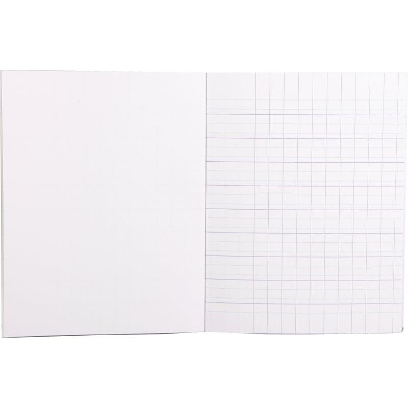 Cahier maternelle 1 page lignée blanche cm Double 4 uni