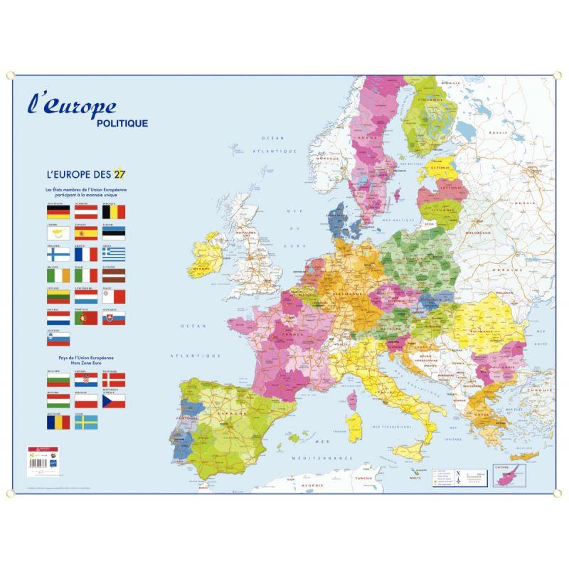 CARTE SOUPLE MURALE FRANCE DPT