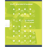 Cahier maternelle 1 page lignée blanche cm Double 4 uni