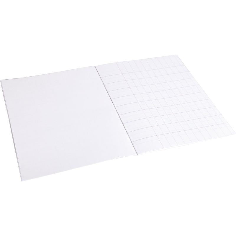 Cahier maternelle 1 page lignée blanche cm Double 4 uni