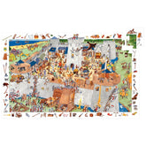 observation pièces sur le thème du château fort