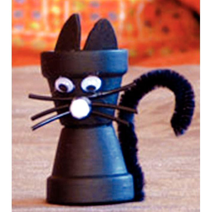 Lot de 5 pots en terre cuite, hauteur 8 cm