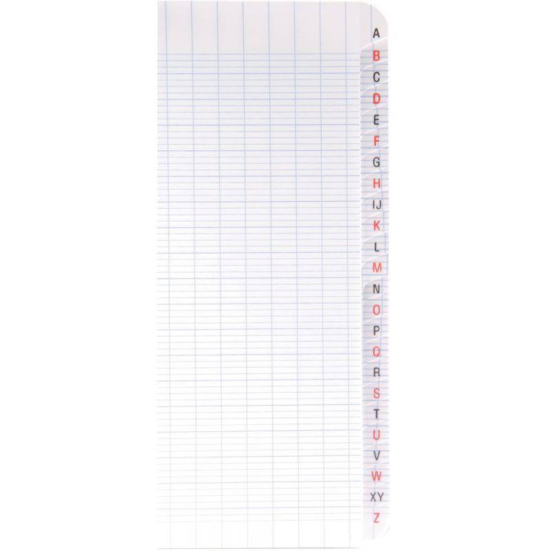 Répertoire piqué 96 pages, format 11x17 cm, seyès, papier 90g