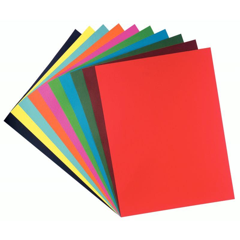 Paquet de 25 feuilles CARTOLINE 50x65cm noir