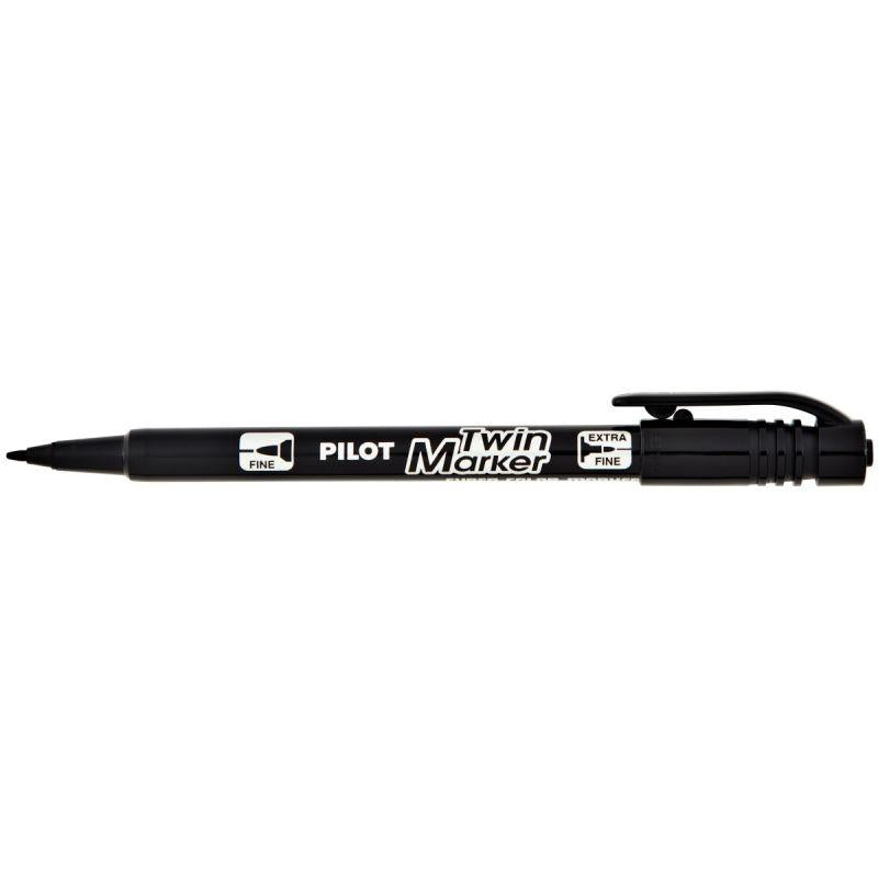 Marqueur permanent Twin Marker noir