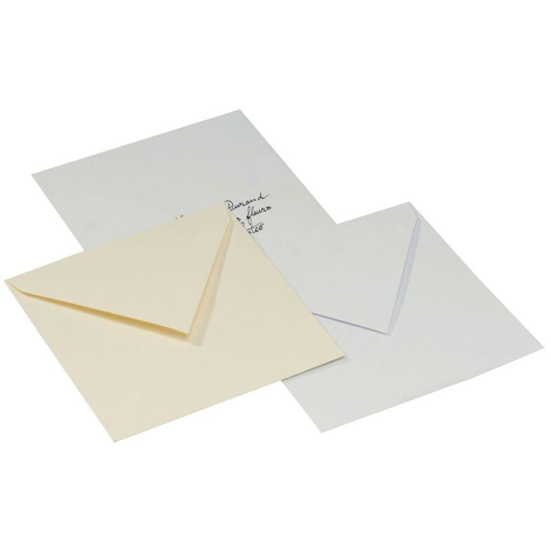 Paquet de 20 enveloppes Pollen 165x165mm 120g blanc