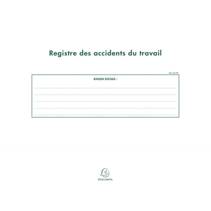 Registre des accidents du travail