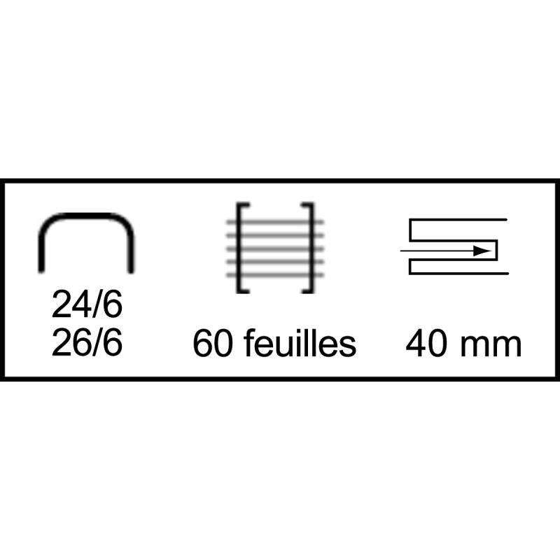 Agrafeuse grande capacité Omnipress 60