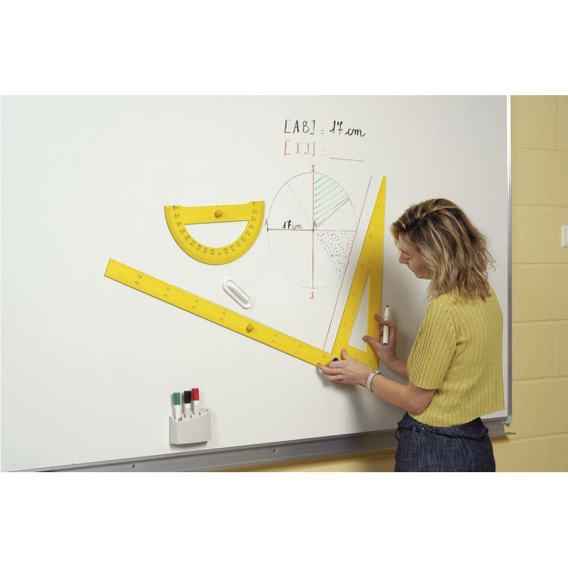 Règle plate en bois aimantée Dimensions : 1 mètre