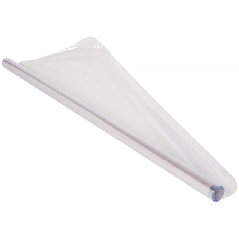 Rouleau en plastique incolore, qualité supérieure PVC format 2x0,70 m épaisseur : 8/100ème