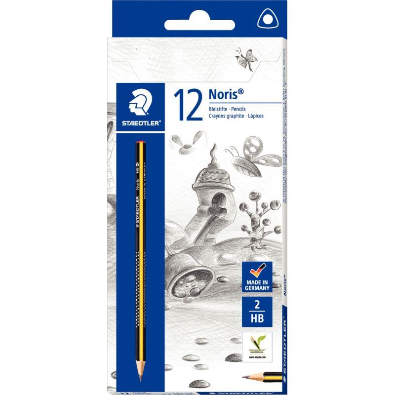 Boîte de 12 crayons graphite Noris Eco 183